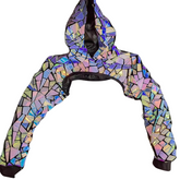 Sequin Shimmer Men's Hooded Clubwear Outfit